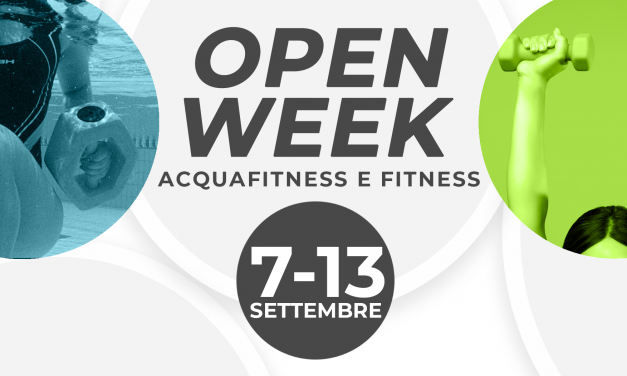 Open Week 7-13 settembre