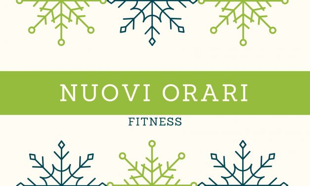 Nuovi orari fitness