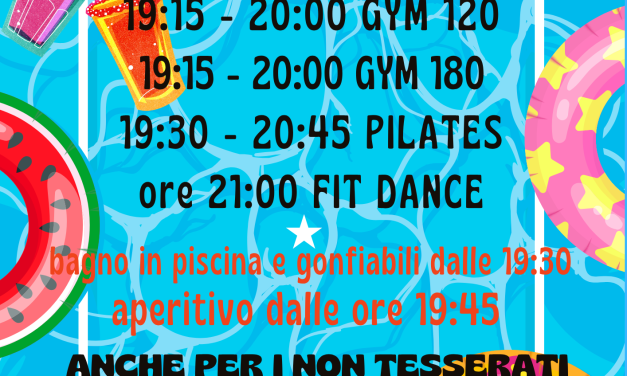 30 Giugno 26 Aperifitness