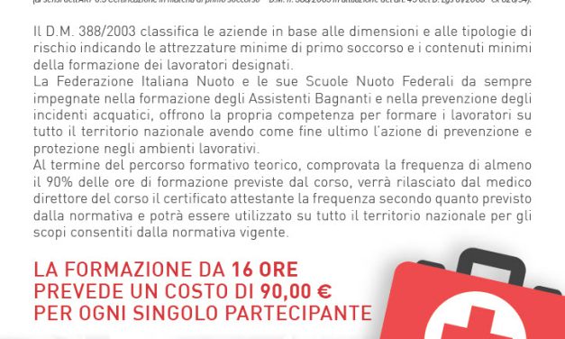 Corso PRIMO SOCCORSO AZIENDALE