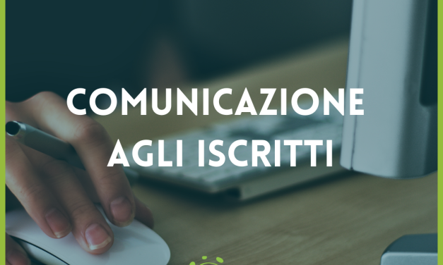 Comunicazione agli iscritti – Inagibilità vasca nuotatori