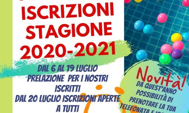 Iscrizioni Stagione 2020-2021