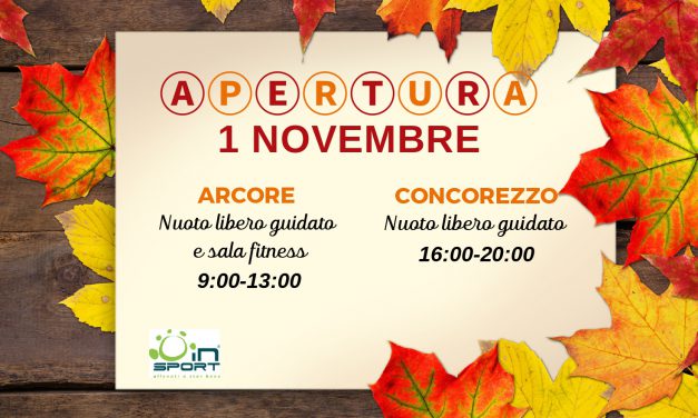 APERTURA 1 NOVEMBRE