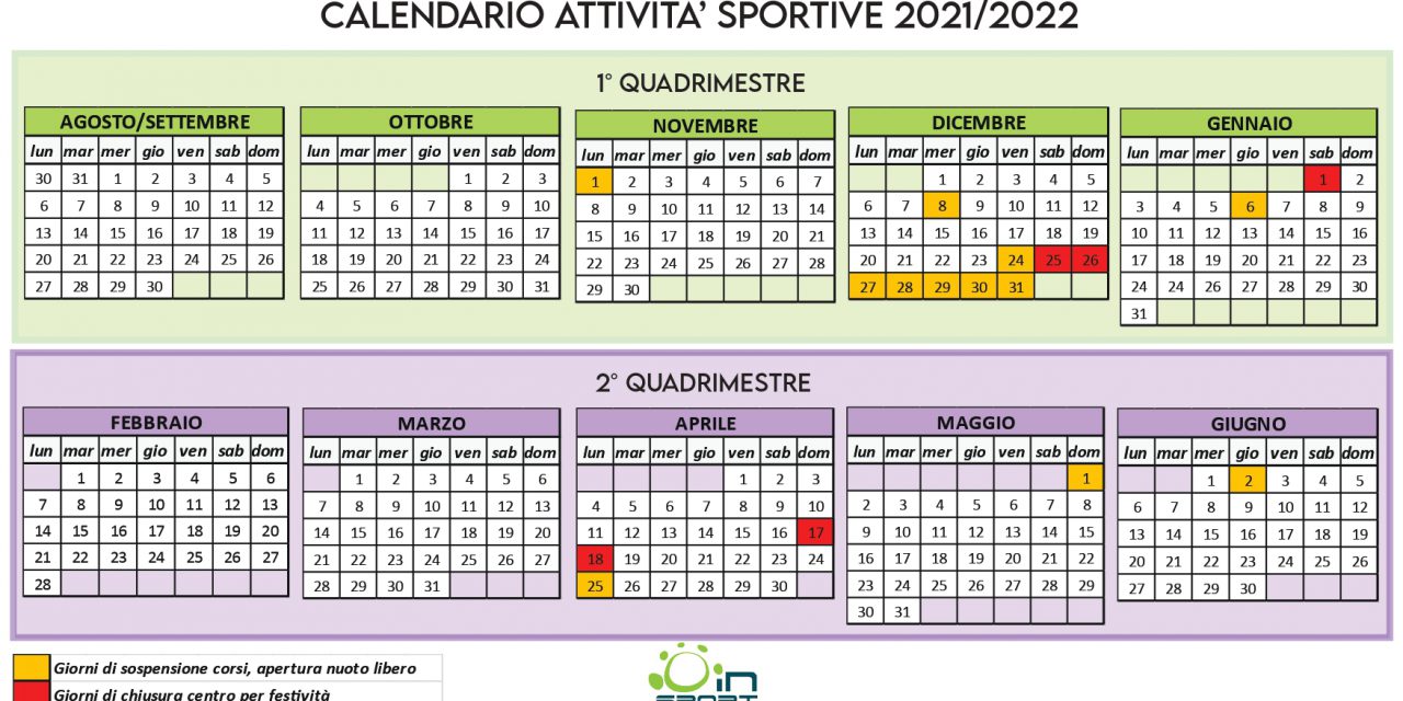 CALENDARIO CORSI