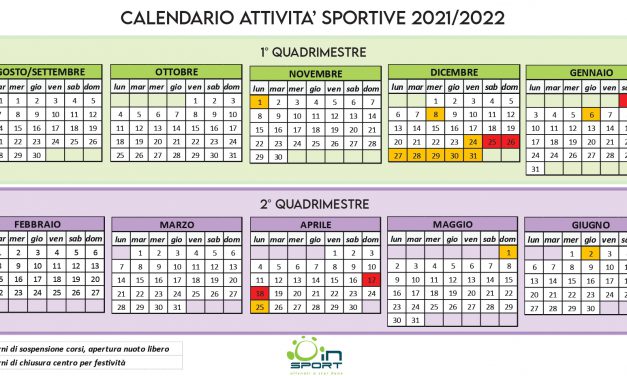 CALENDARIO CORSI