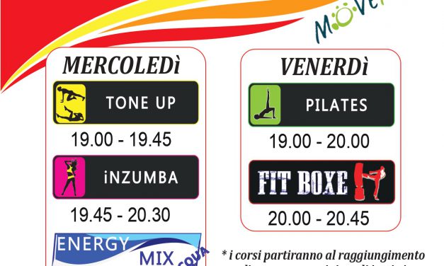 NUOVI CORSI PALESTRA