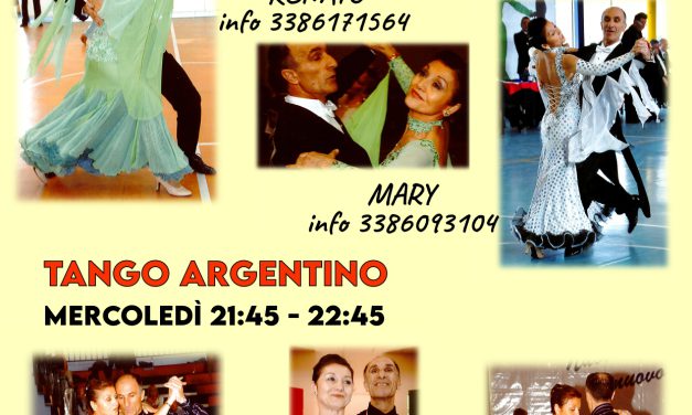 CORSO DI BALLO LISCIO DA SALA E TANGO ARGENTINO