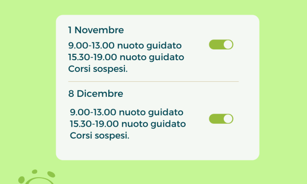 ORARI FESTIVITÀ