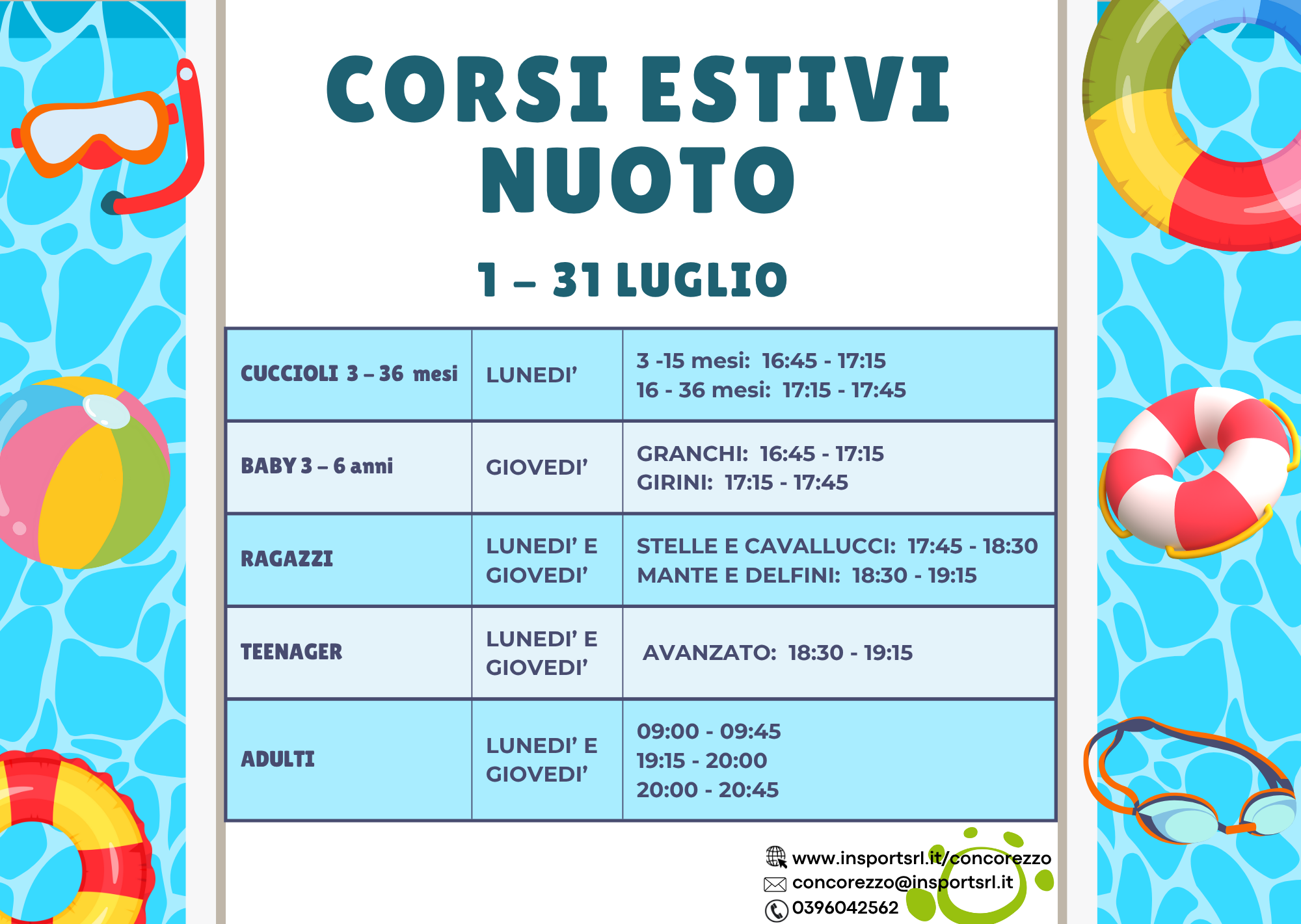 CORSI ESTIVI 2024