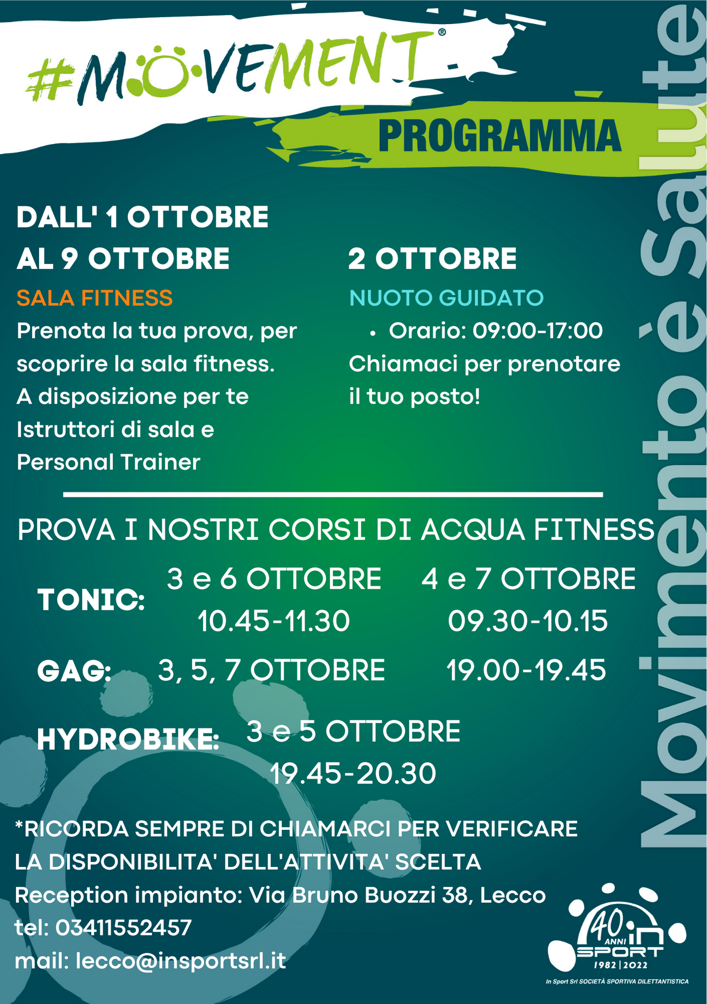 Retro A5 Movement ottobre 2022 - insport