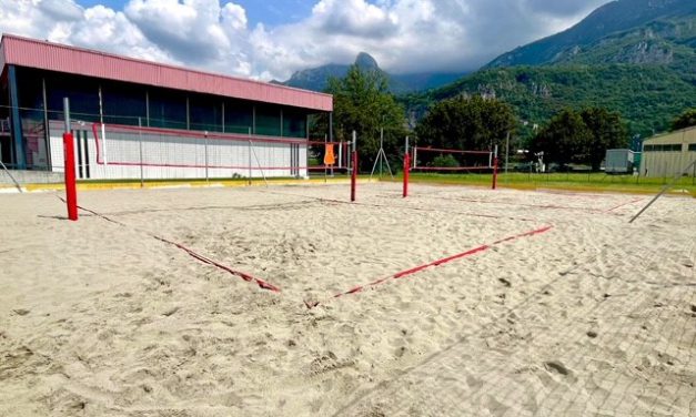 Nuovi campi da beach volley e beach tennis