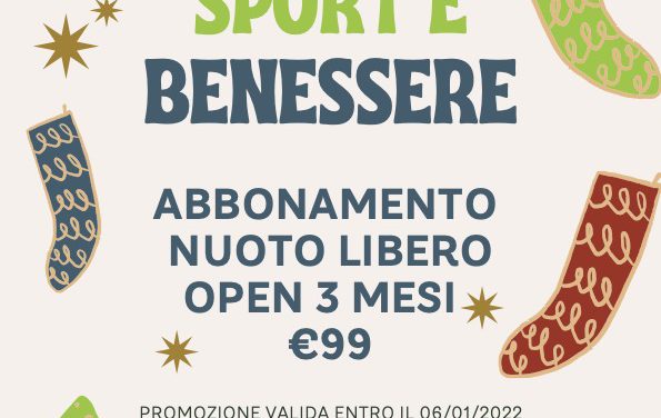 Promozione di Natale Nuoto Libero