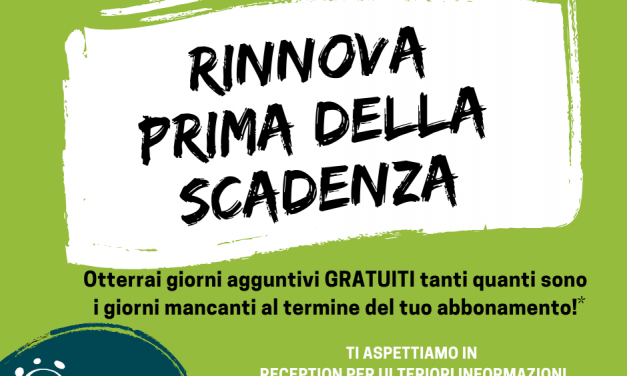 PROMO RINNOVI NUOTO LIBERO