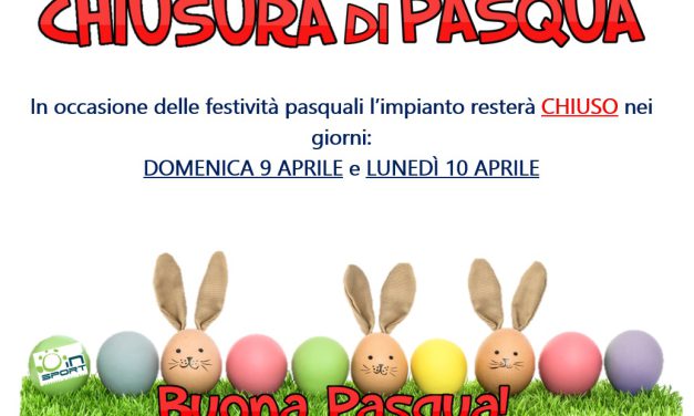 CHIUSURA DI PASQUA