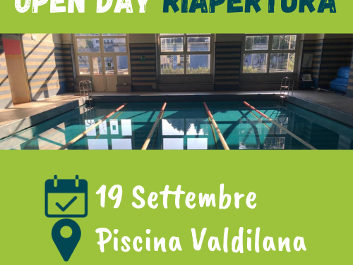 19 Settembre -OPEN DAY