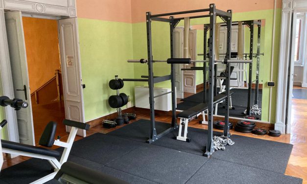 Chiusura settoriale sala pesi per lavori