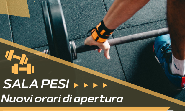 NOVITA’ SALA PESI